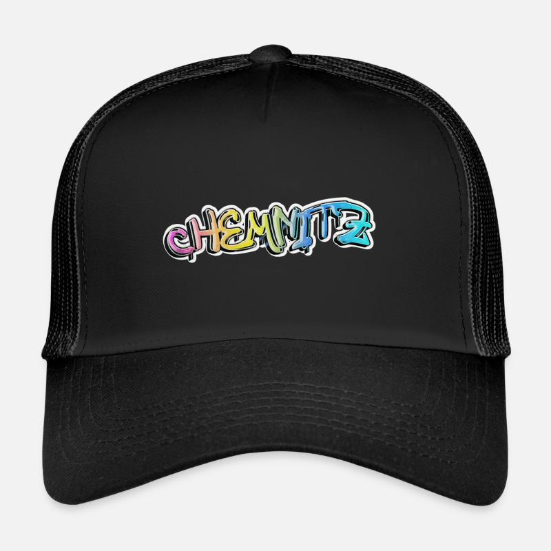 Chemnitz Germany City Graffiti Spray Sprayer Trucker Cap