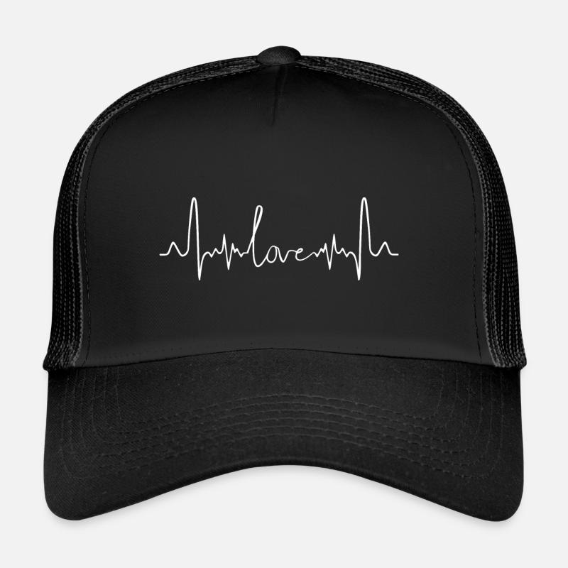 EKG love Trucker Cap