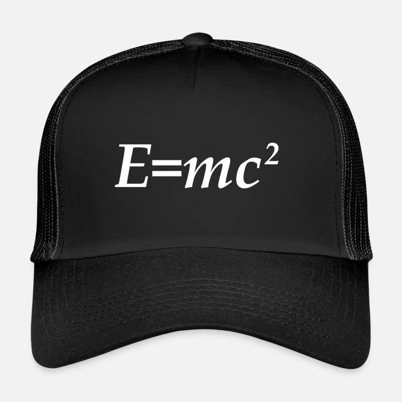 E = mc2 Casquette trucker 