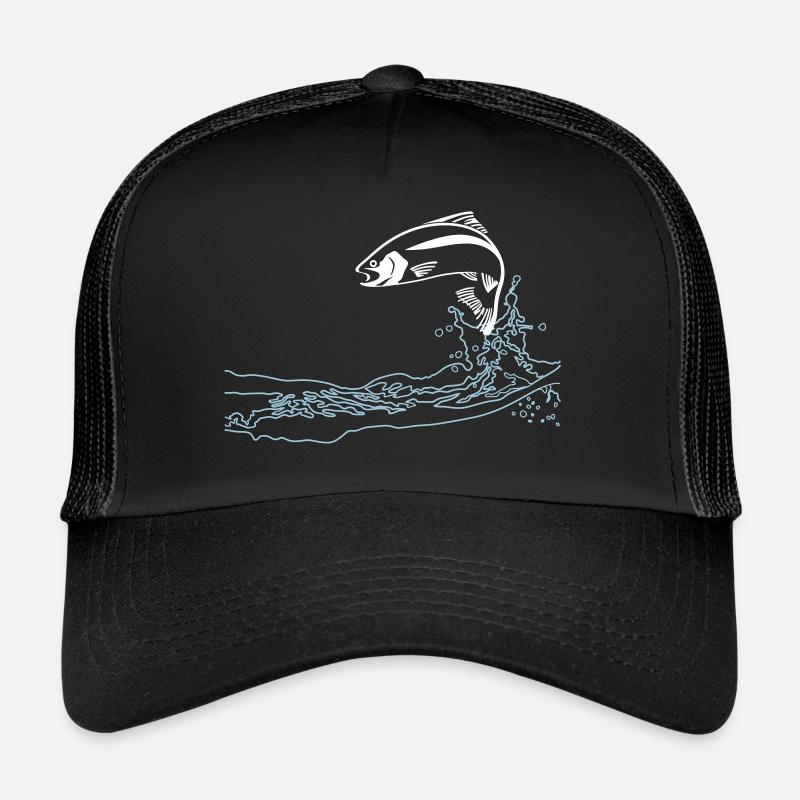 springende Forelle Trucker Cap