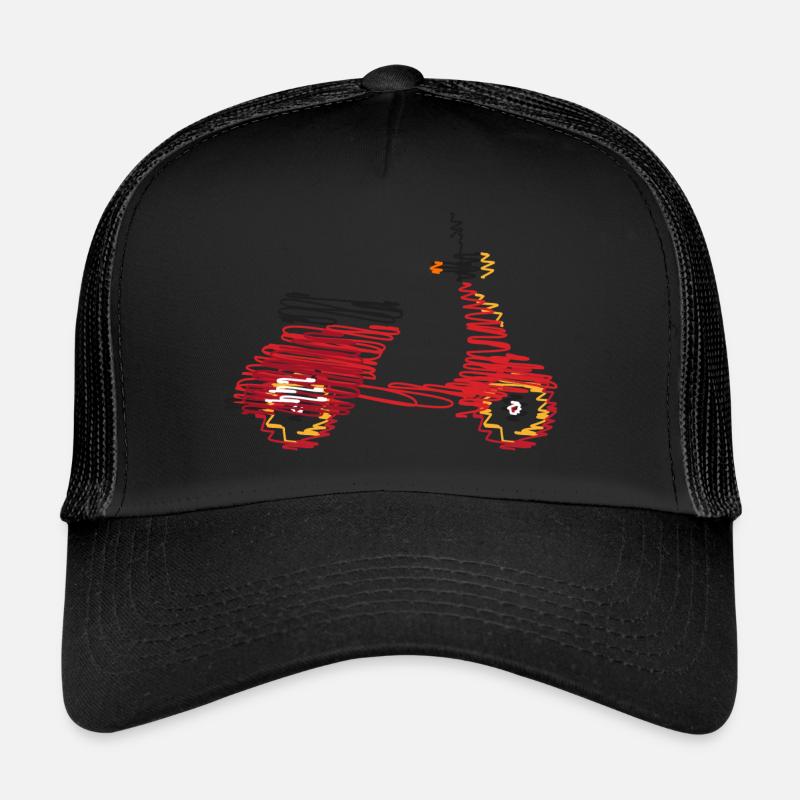 scooter - Trucker Cap - black/black