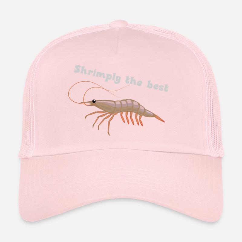 Garnele mit Spruch Trucker Cap