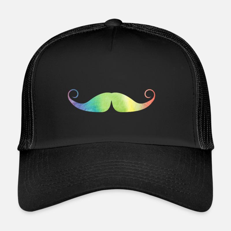 Holy mustache - Trucker Cap - black/black