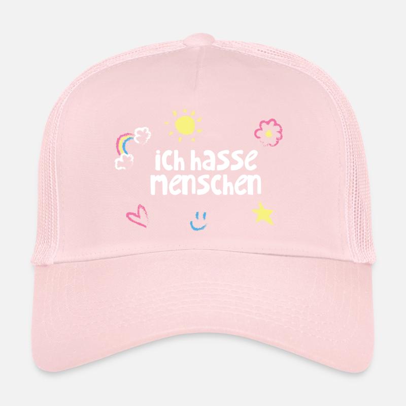 Je déteste les gens Casquette trucker 