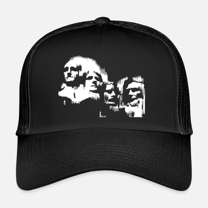 Mont Rushmore (DDP blanc) Casquette trucker 