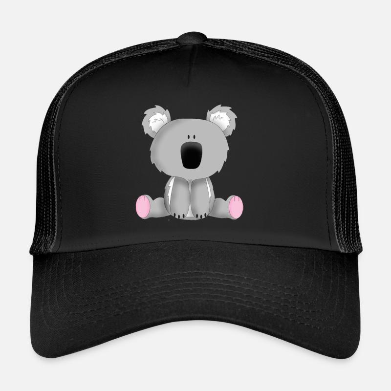 Koala bear - Trucker Cap - black/black