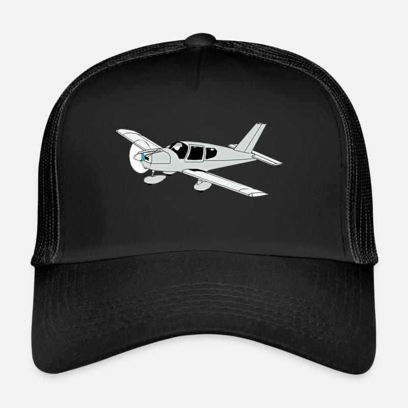 Flieger 3 - Trucker Cap - Schwarz/Schwarz