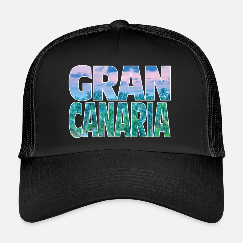Gran Canaria - Trucker Cap - Schwarz/Schwarz