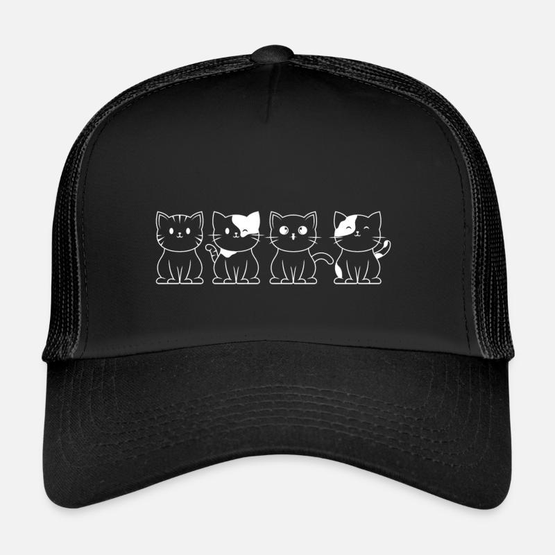 Four kittens Trucker Cap