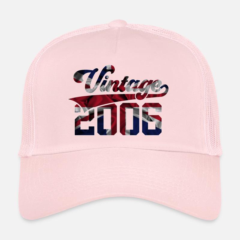 20E ANNIVERSAIRE VINTAGE AU ROYAUME-UNI 2006 Casquette trucker 