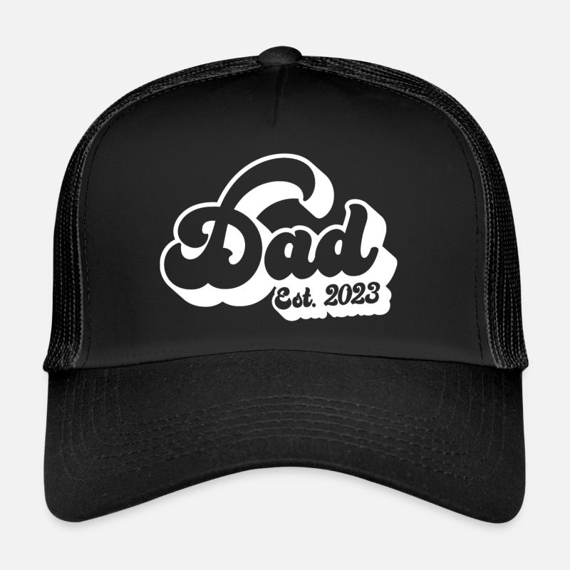 Papa est. 2023, Papa en devenir, Annonce de grossesse Casquette trucker 