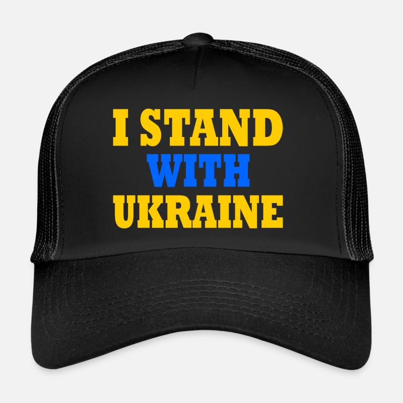 I stand with ukraine Casquette trucker 