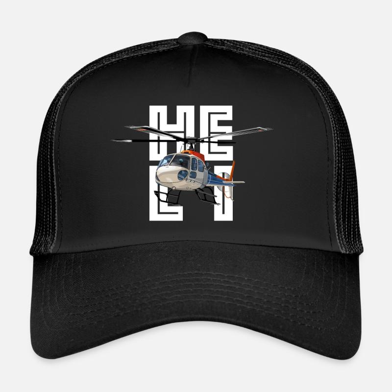HELI der Hubschrauber Trucker Cap