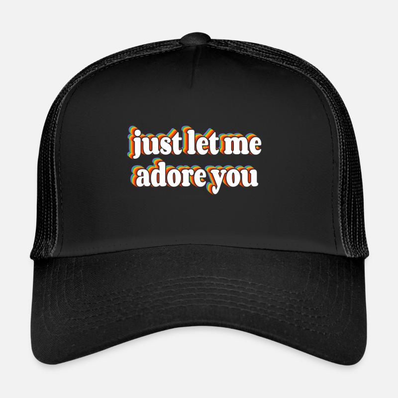 T'adore - Casquette trucker  - noir/noir