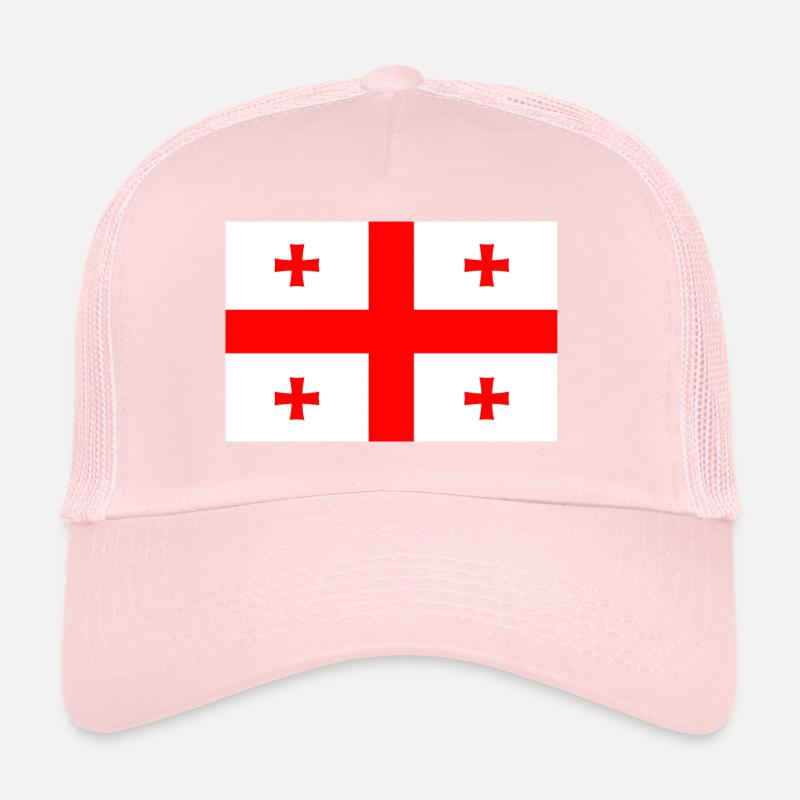 Drapeau de la Géorgie Casquette trucker 