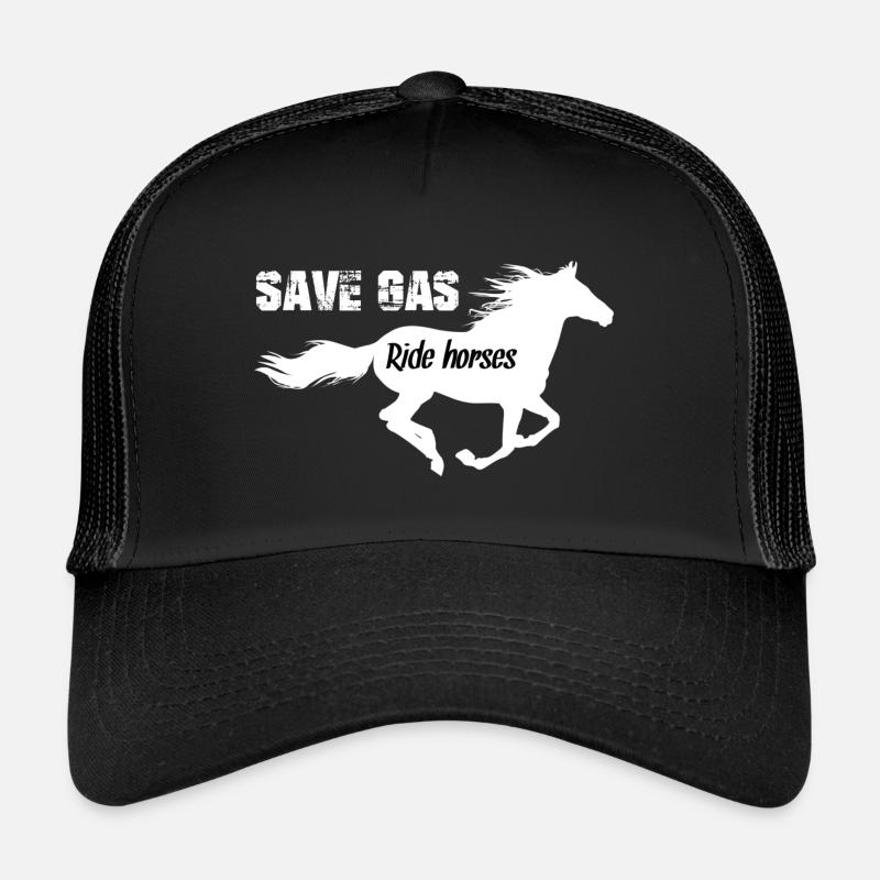 Sparen Sie Gas-Ride-Pferde Trucker Cap