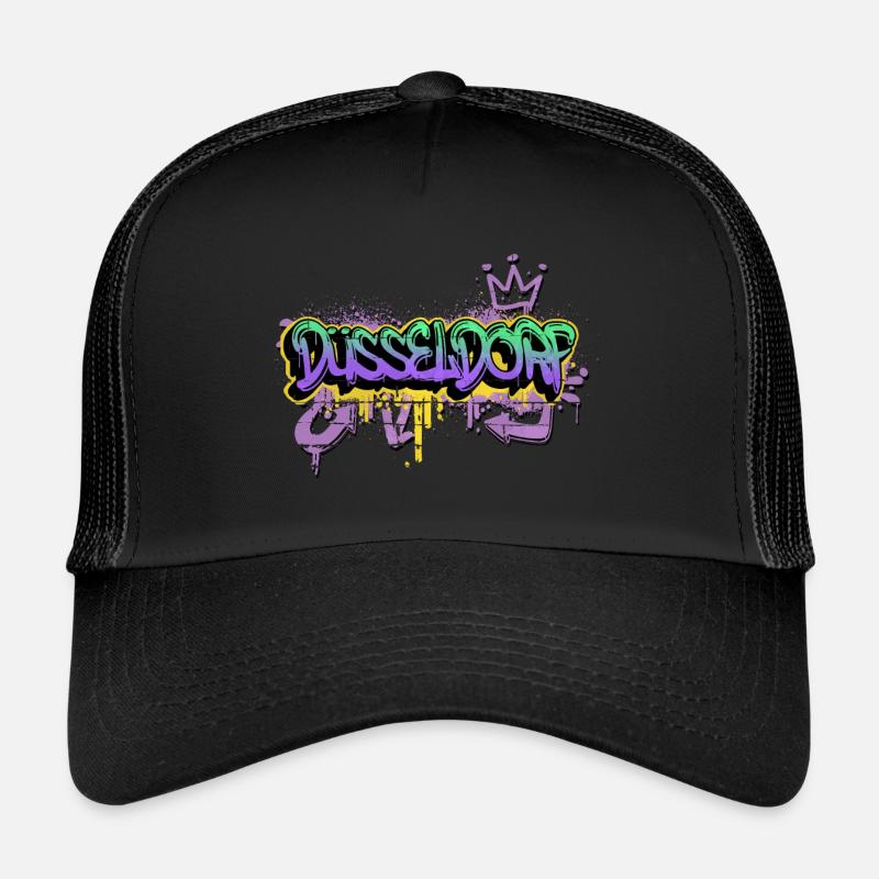 Düsseldorf Deutschland Graffiti Spray Sprayer Trucker Cap