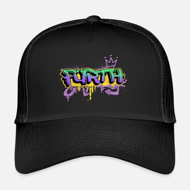Fuerth Germany City Graffiti Spray Sprayer Trucker Cap