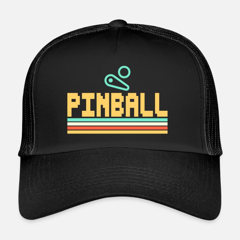 Pinball - Pinball machine Pinball play pixel Casquette trucker 