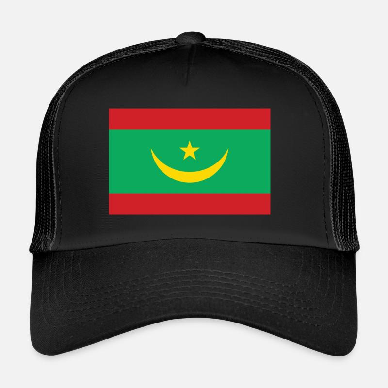 Drapeau de la Mauritanie Casquette trucker 