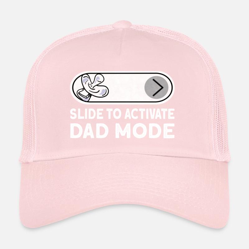 Slide pour activer le mode papa - Nouveau papa bientôt Da Casquette trucker 