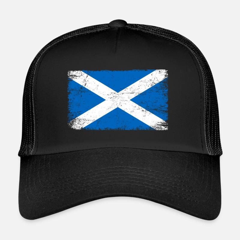 Drapeau écossais pour les patriotes Casquette trucker 