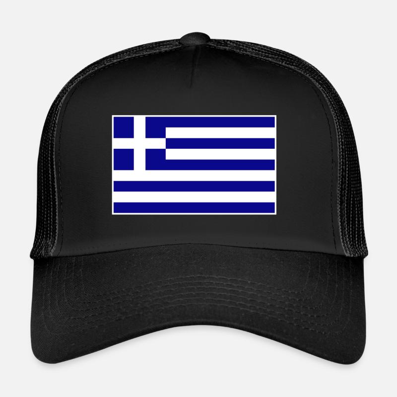 Drapeau de la Grèce Casquette trucker 