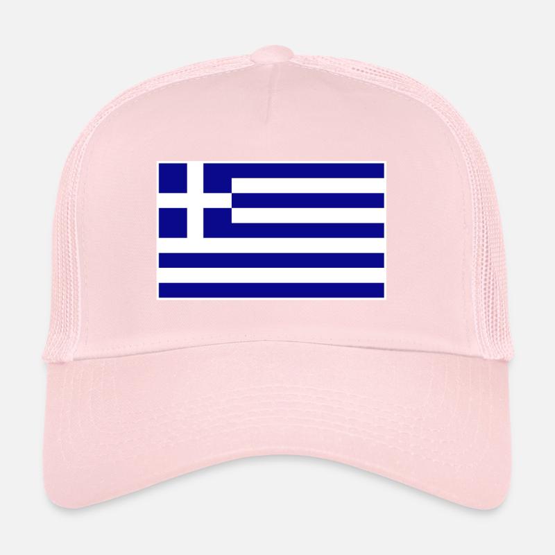 Drapeau de la Grèce Casquette trucker 