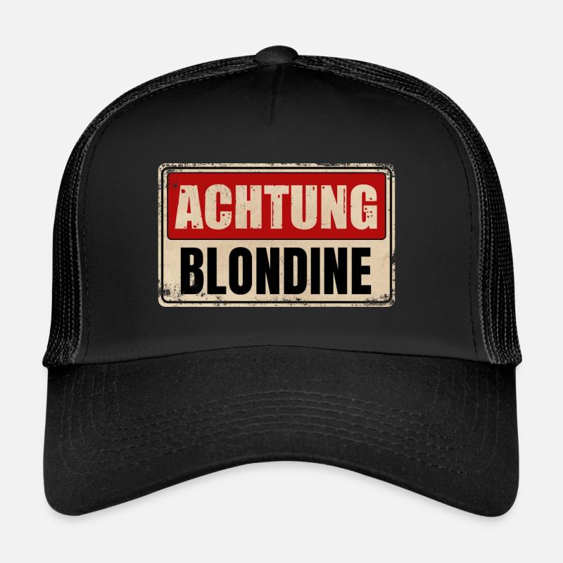 ATTENTION BLONDE Trucker Cap