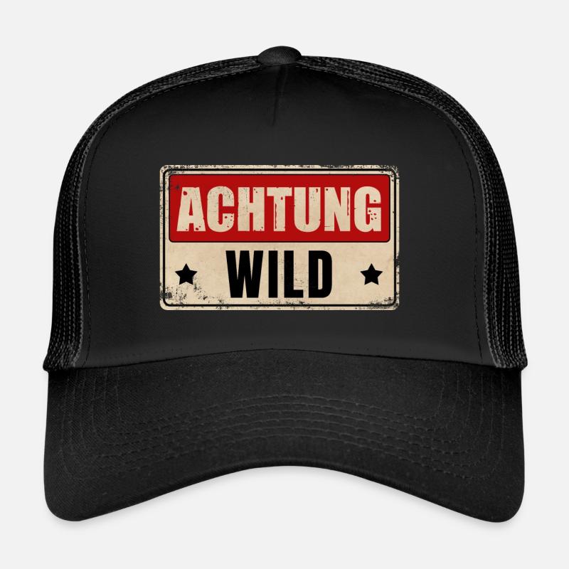 ACHTUNG WILD Trucker Cap