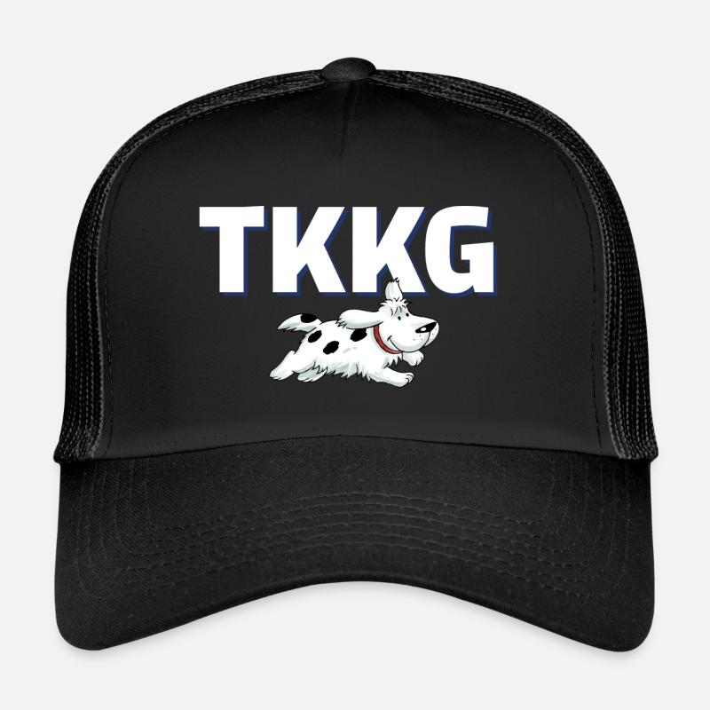 TKKG Logo Mit Gabys Hund Oskar Trucker Cap
