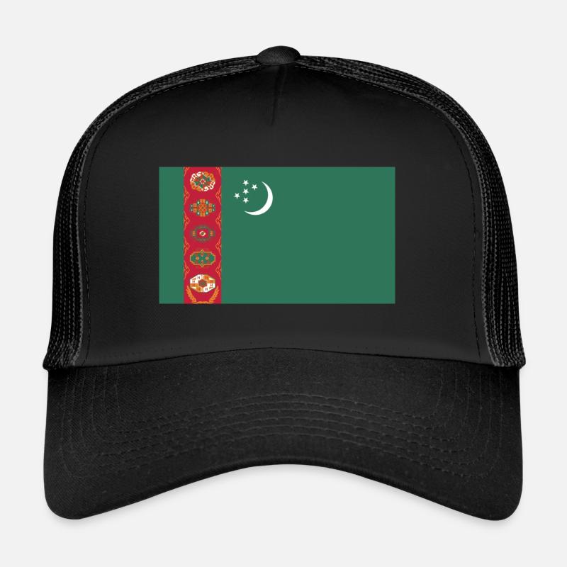 Drapeau turkmène Casquette trucker 