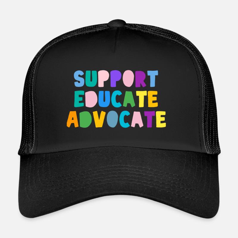 Soutenez l’éducation et le défenseur Casquette trucker 