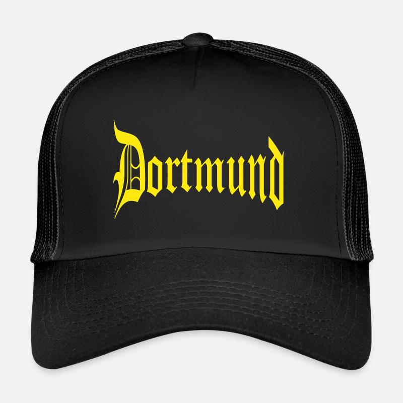Dortmund - Trucker Cap - Schwarz/Schwarz