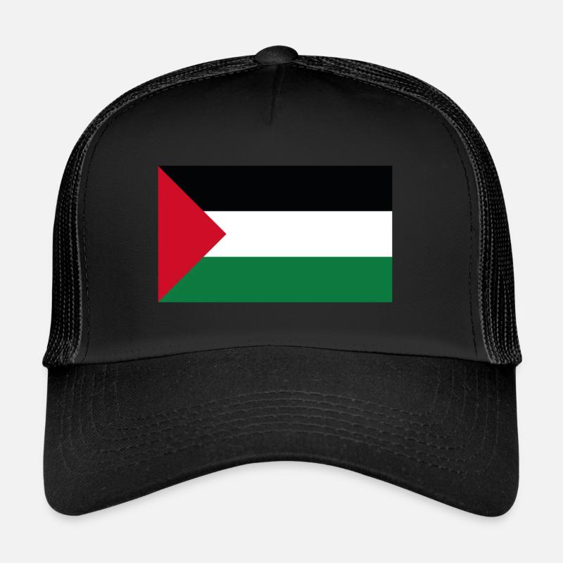 Drapeau de la Palestine Casquette trucker 