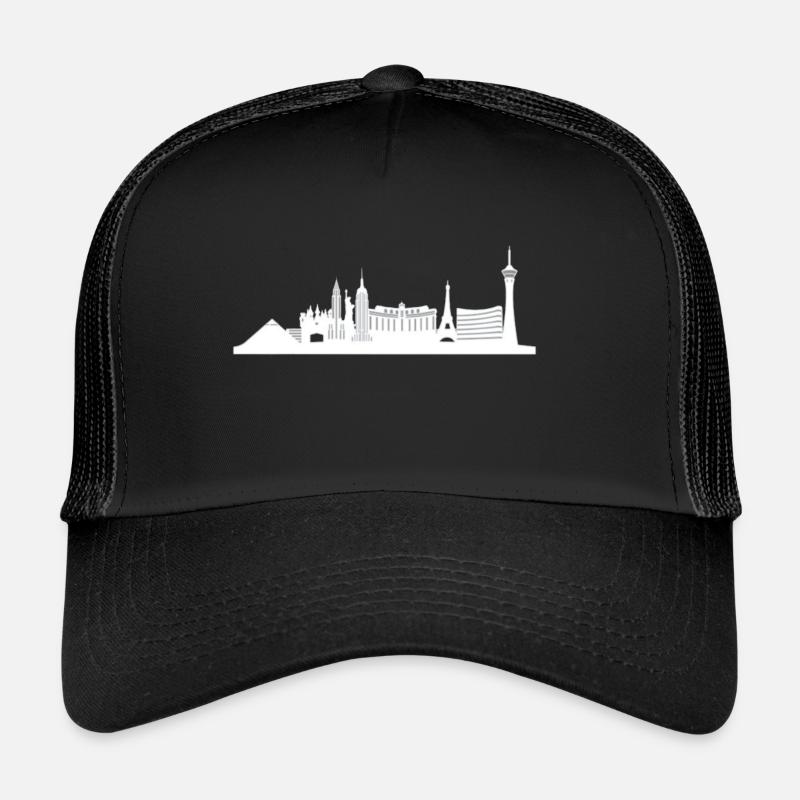 Skyline Las Vegas - Trucker Cap - black/black