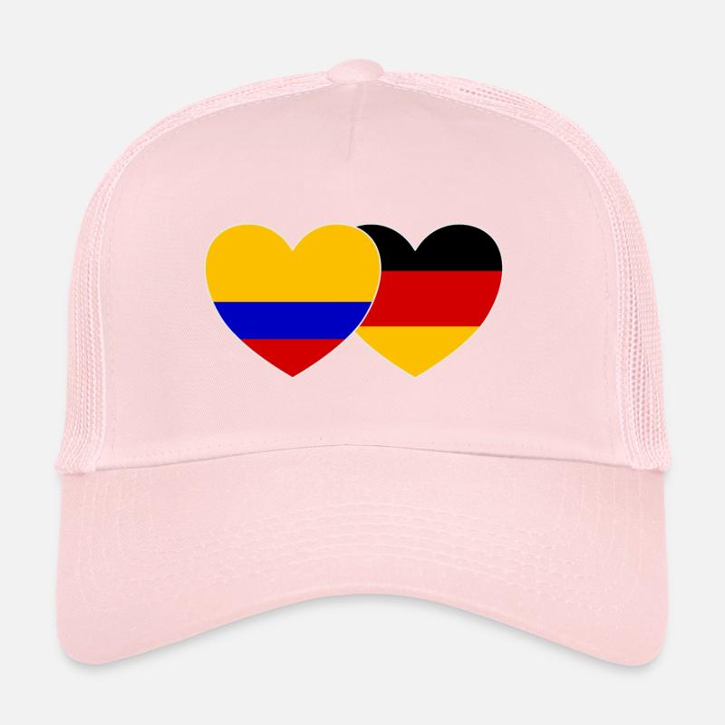 Colombie Allemagne Drapeau Casquette trucker 