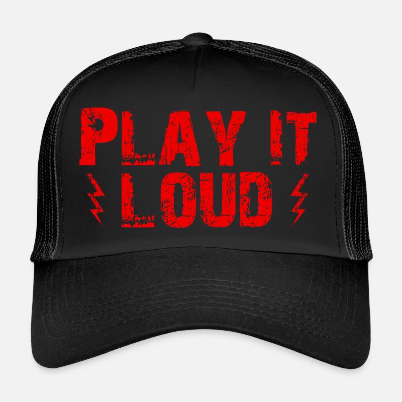 Joue le plus fort - Casquette trucker  - noir/noir