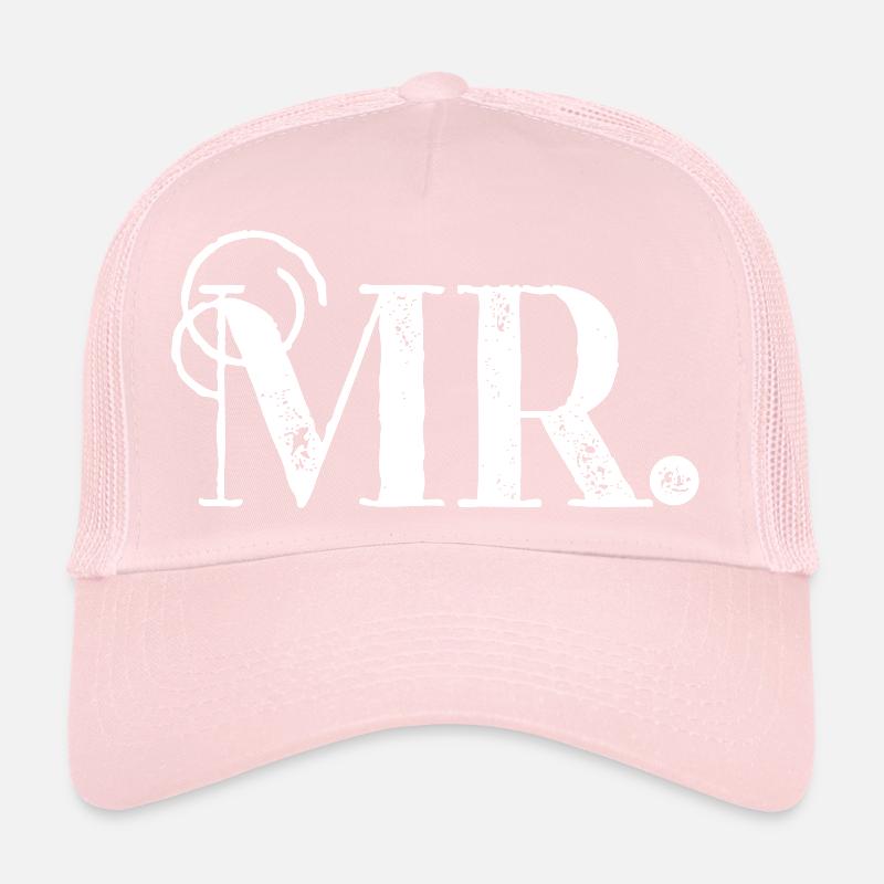 Mr and Mrs | White Edition MR Trucker Cap