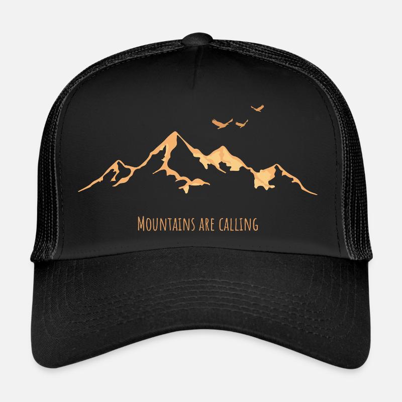 Mountains are calling design Trucker Cap