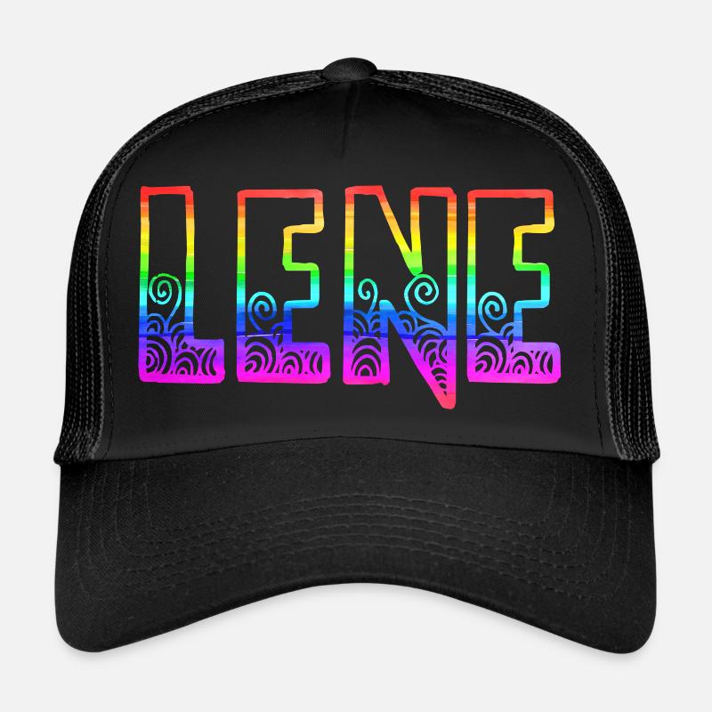 lene rs rainbow Trucker Cap