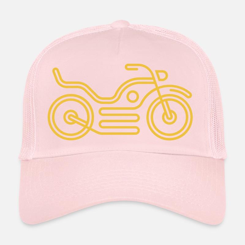 Logo de moto Or Casquette trucker 
