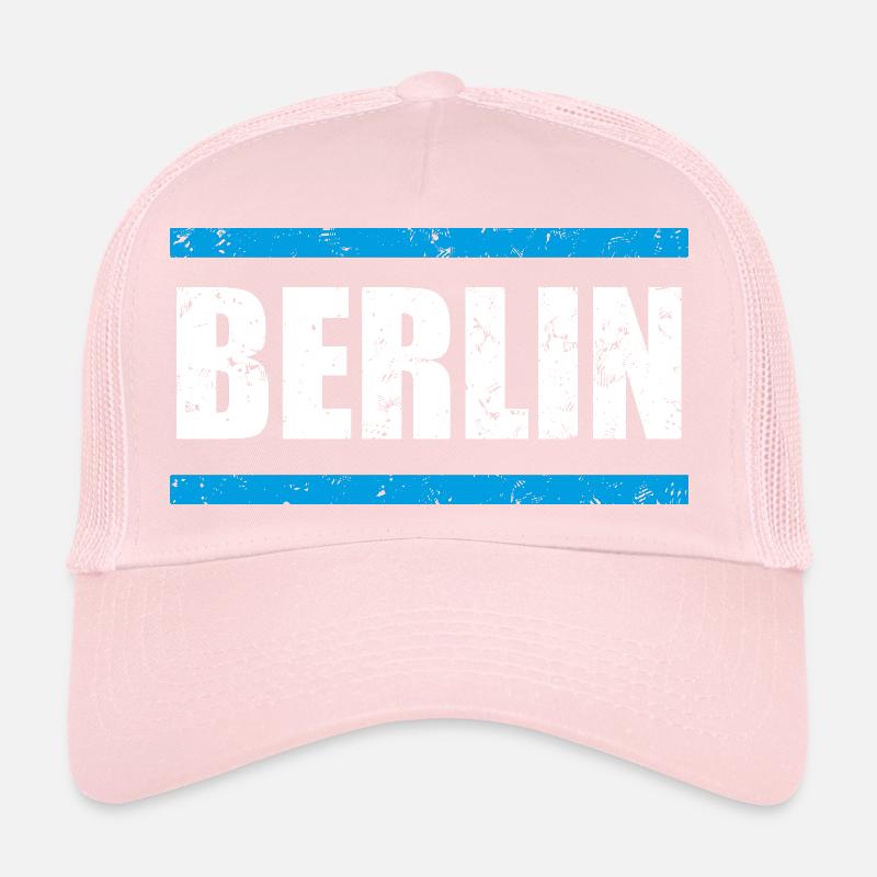 Berlin lettering Trucker Cap
