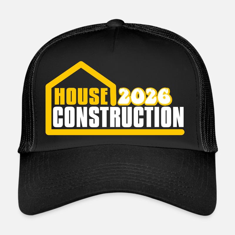 Construction de la maison du propriétaire du bâtiment 2026 Casquette trucker 