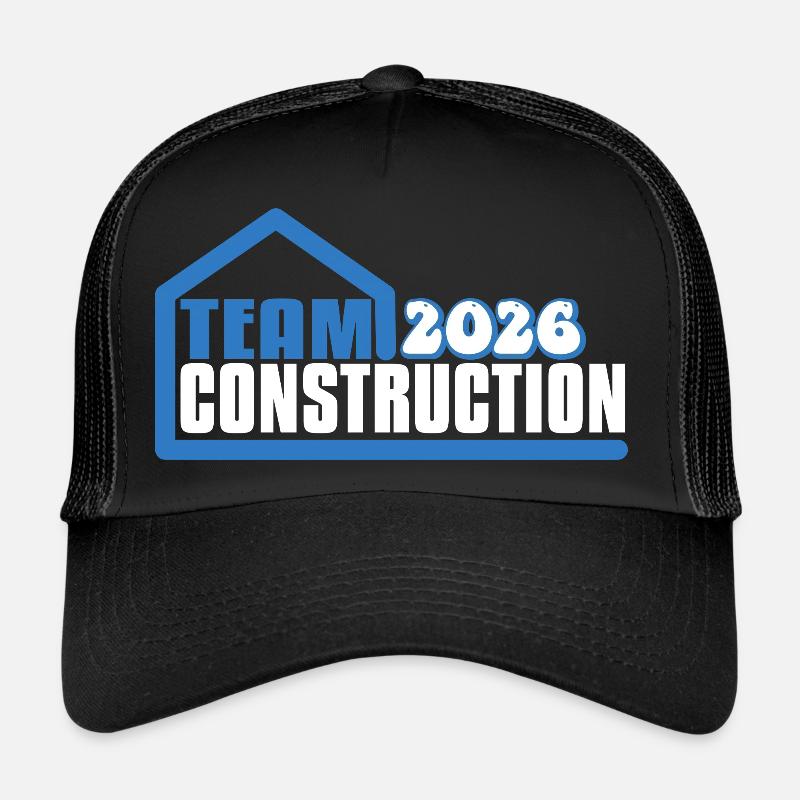 Équipe de construction de maison 2026 Casquette trucker 