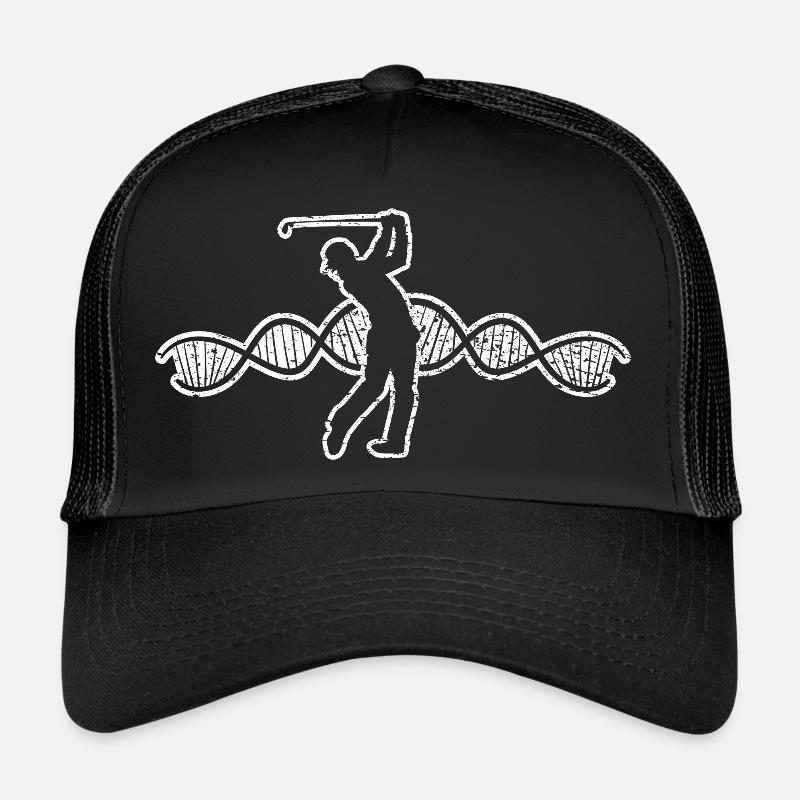 Golfeurs Golf Golf Club Parcours de golf - Casquette trucker  - noir/noir
