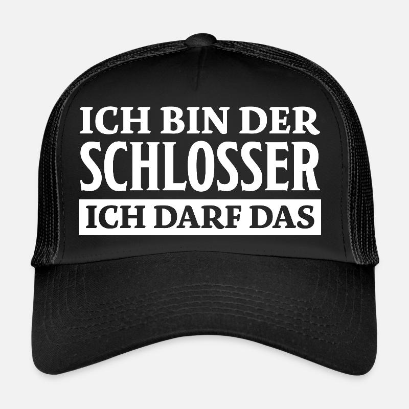 Schlosser Spruch Beruf Lustiges Schlosser Geschenk Trucker Cap