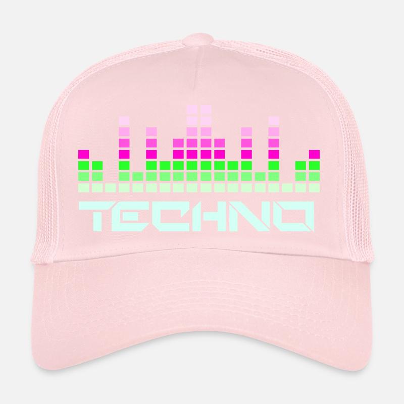 Musique techno Casquette trucker 