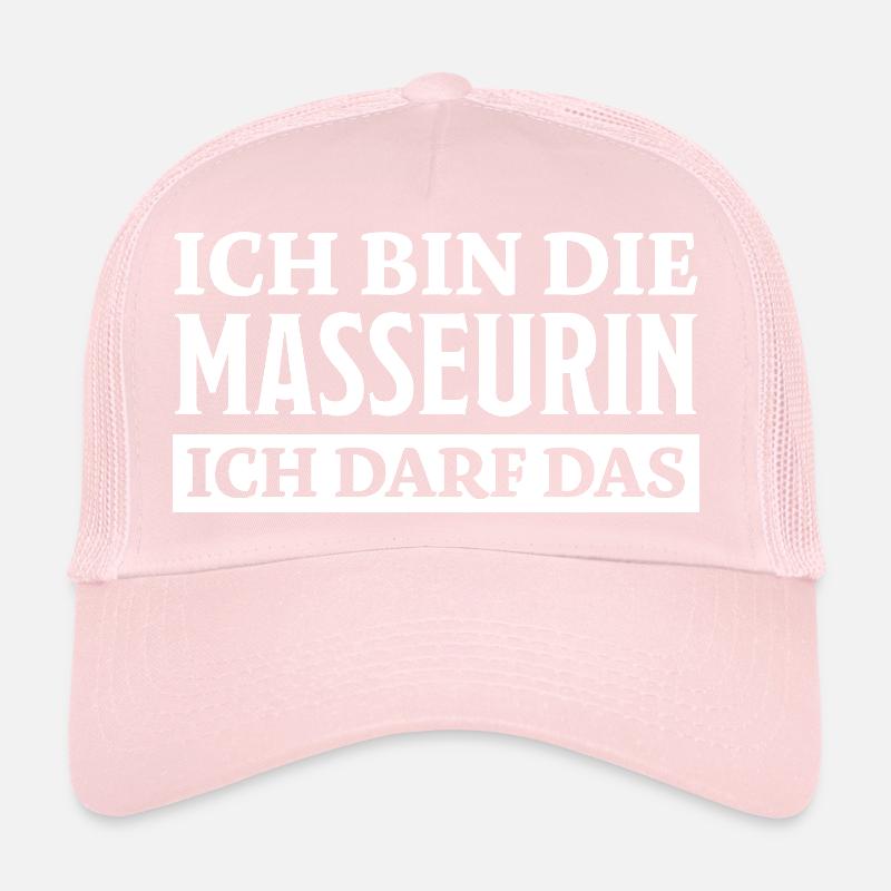 Masseurin Spruch Beruf Massage Masseurin Geschenk Trucker Cap