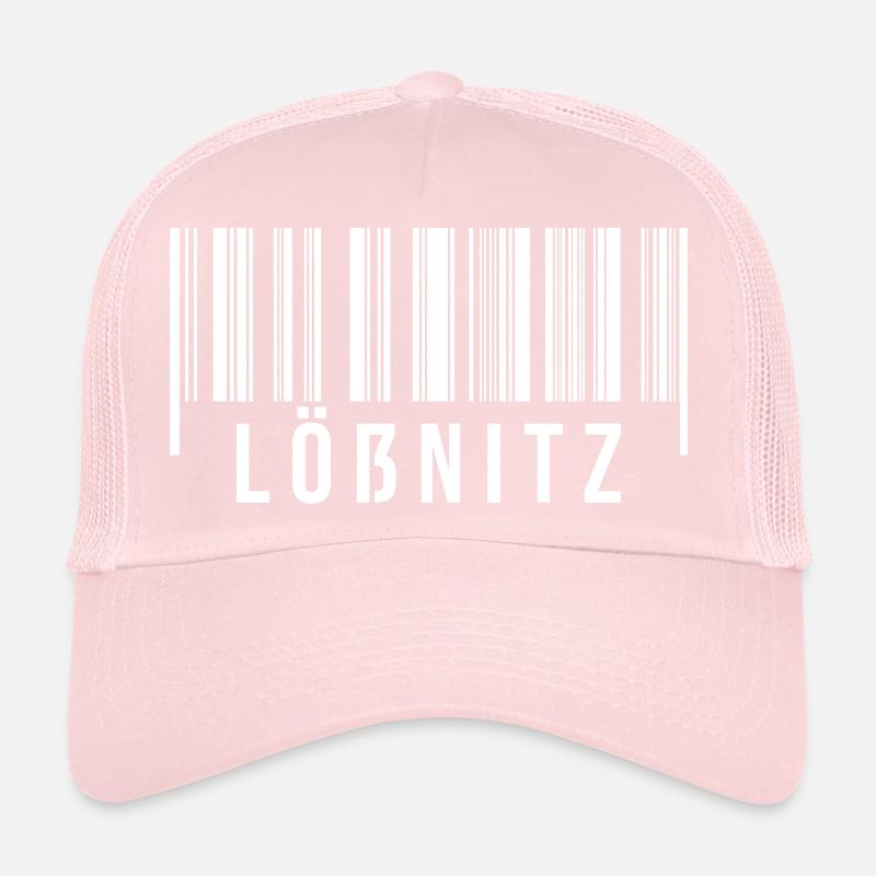 Erzgebirge Strichcode Lößnitz Trucker Cap